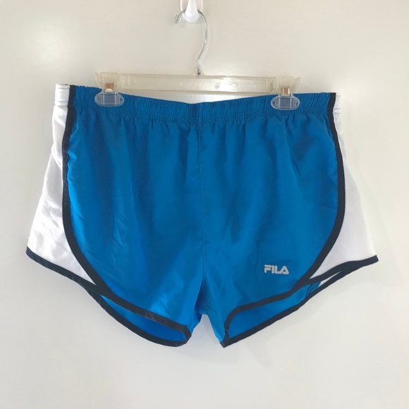 Fila Pants - FILA XL Blue Running Shorts Athletic Womens Lined
